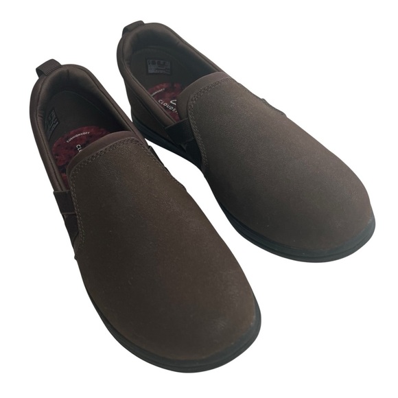 Clarks Cloudsteppers Women’s Slip On Shoes Sz 8 Color Brown Cushion soft - Picture 1 of 13